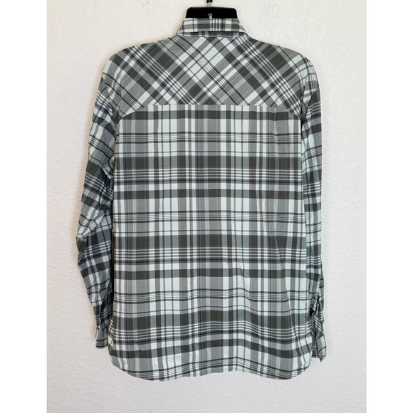 SIMMS Fishing Shirt Mens XL Plaid Long Sleeve Button Up Insect Shield Bugstopper - Picture 4 of 10